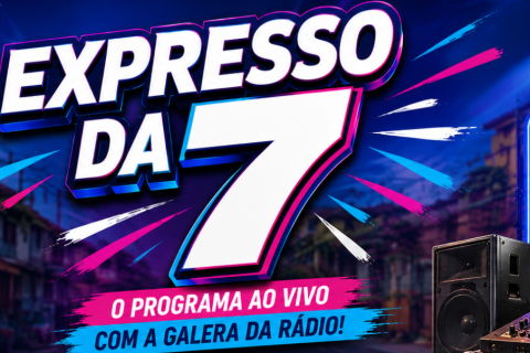 EXPRESSO DA 7 CHEGA NESTE SÁBADO COM MUITA ALEGRIA, MÚSICA E EMOÇÃO!