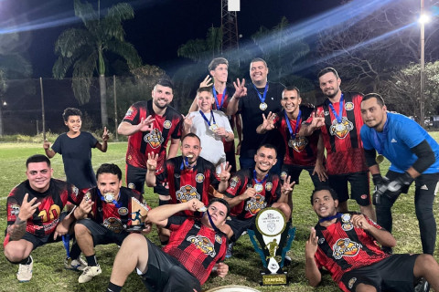 Chapas Lanche campeão do 12º Campeonato do Tênis Clube, Álvares Machado, SP