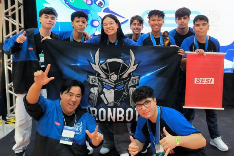 Equipe de Robótica do Sesi de Álvares Machado se prepara para Olimpíada Brasileira de Robótica